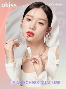 ukiss Cheek Lip Mud, Velvet Matte Lipstick, Cream Cheek Blush, High Pigment Color, Longwear, Weightless, Liquid Lipstick, Smooth, Long Lasting - #M03 Mist Hawthorn - View 3