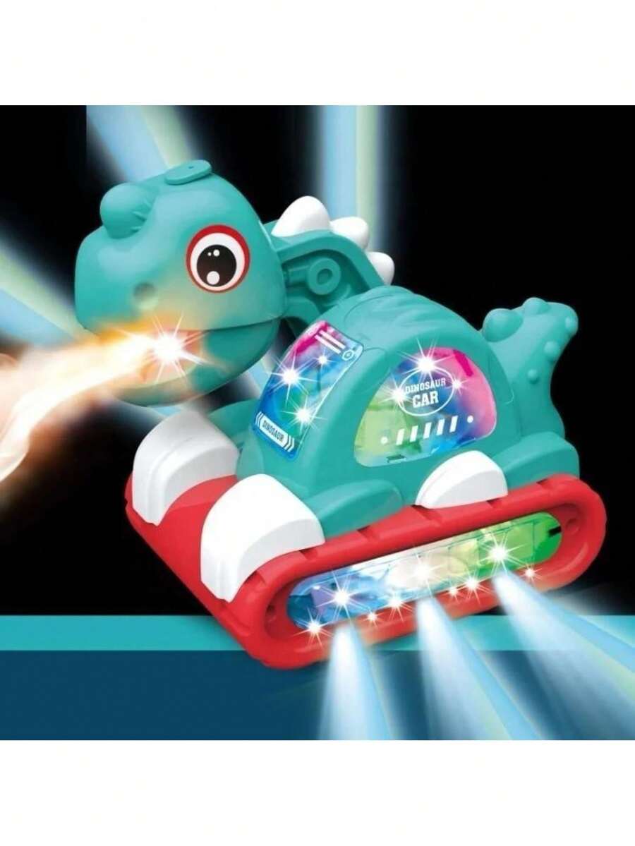 Green Smoke Dinosaur Cart Walks Sounds Lights FAST SHIPPING - 綠色 - 查看 1