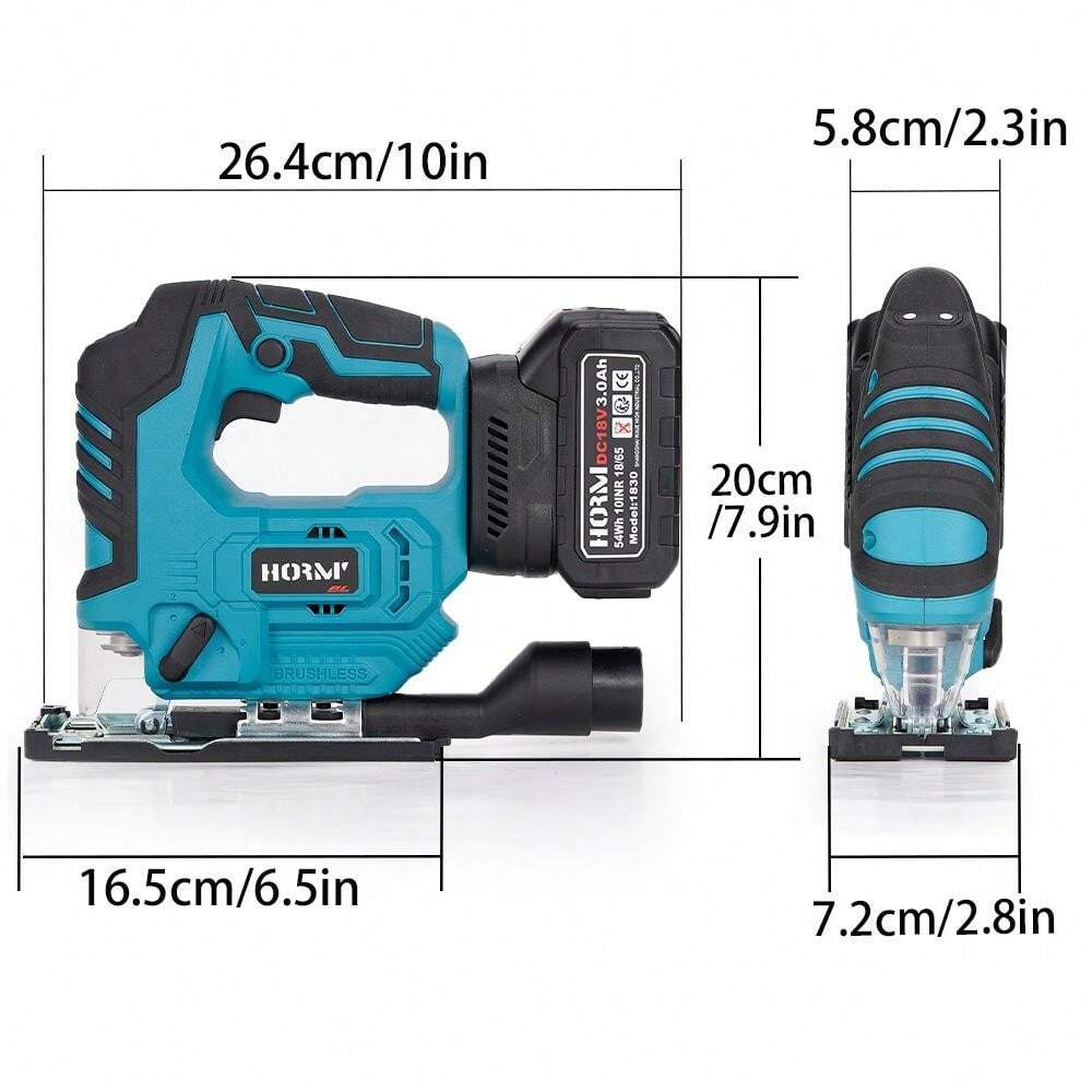 Kit Attacco Seghetto Alternativo Per Trapano - Con Lame Per Legno E Metallo - Foto 2