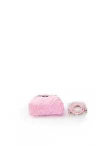 Lightweight,Business Casual Mini Hobo Bag Fashionable Pink Raw Trim Twist Lock For Daily Life For Teen Girls Women College Students,Rookies & White-Collar Workers Perfect For Office,College,Work ,Business,Commute,Outdoors, Travel, Outings Valentines