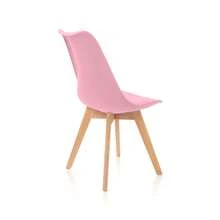 Duehome Pack 4 sillas de comedor Beench ✅ Entrega 7-9 días a España (península) - Rosa - Ver 6