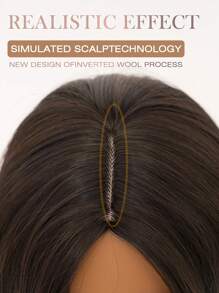 16-calowa ciemnobrązowa peruka damska długa prosta peruka typu bob długość peleryny brązowy naturalny wygląd syntetyczne włosy odporne na ciepło modna damska peruka dziewczęca codzienna szkolna impreza strój do cosplayu prosta swobodna ulica peruka odporna na ciepło - Dark Brown - Zobacz 8