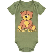 6 Piece Baby Bodysuit Kit For Boys And Girls Short Sleeve Bodysuit Shorts 100% Cotton With Gift - 寶藍色 - 查看 4