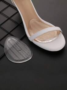 QKC 1 Pair Forefoot Insert Cushion Pads For Women Shoes Anti Slip Silicone Foot Pain Relief Pads For High Heels Sandals Gel Shoe Insoles, Back To School Supplies, Boots Accessories For Shoes For Women, For Outdoor, Sport, Travel, Household, Office, School