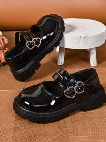 Flats Anak-anak - Hitam - View 4