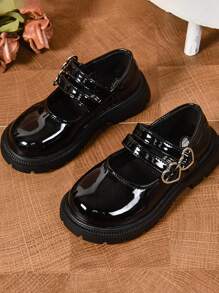 Flats Anak-anak - Hitam - View 2