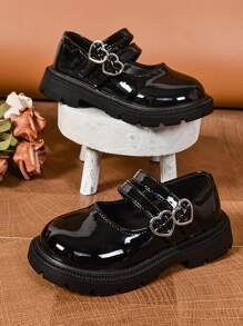 Flats Anak-anak - Hitam - View 7