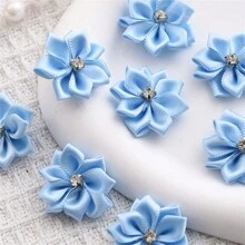 50pcs Handmade Embellished Flower DIY Clothing Accessories