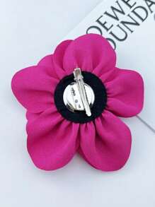 Exaggerated Handmade Satin Big Flower Brooch For Women Fashion Jewelry Wedding Party Christmas Gift Valentines