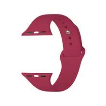 运动硅胶表带兼容 Apple Watch 表带 40mm 38mm 41mm 44mm 45mm 46mm 42mm 49mm S/M 女士男士，玫瑰粉色柔软腕带防水替换运动表带兼容 Apple Watch 表带系列 Ultra 10 9 8 7 6 5 4 3 2 1 SE 作为返校学生的礼物 - 玫紅色 - 查看 1
