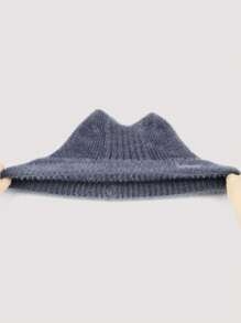1 pezzo Berretto in maglia con orecchie di gattino stile Y2K per donne, adatto per l'uso quotidiano autunnale e invernale