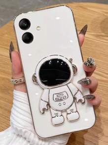 Arthur Capas Luxury Cell Phone Case With Astronaut Stand For Moto G24 Power - 彩色 - 查看 5