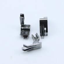 3pcs/1pc Industrial Sewing Machine Double Line Hemmer Foot, SP-18 Right Double Edging Presser Foot For Stitching Denim Pocket, Full Steel Double Edge Presser Foot, 0.3/0.5/0.6-Width Double Line Hemmer Foot, Industrial Sewing Machine Accessories