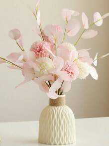 1 Pezzo Vaso da fiori con texture ondulata, decorazione per la casa, decorazione per feste e matrimoni