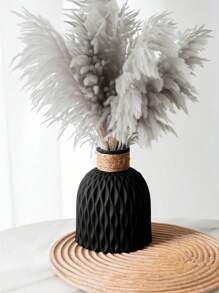 1 Pezzo Vaso da fiori con texture ondulata, decorazione per la casa, decorazione per feste e matrimoni