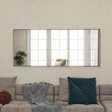 71"X26" Full Length Mirror, Floor Mirror With Stand, Large Wall Mirror With Aluminum Alloy Frame, Free Standing, Hanging, Or Leaning, Full Body Mirror For Bedroom, Living Room, Dressing Room, Gym, Gold - 黑色 - 查看 10