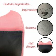Bed Toca Iglu 3 In 1 Suede Dog Cat Cold Warm Pet Bed - Pink - View 6