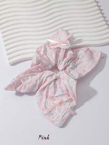 1 件花卉涤纶发带，可爱心形蕾丝 - 彩色 - 查看 8