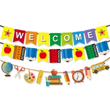 Pancarta de barra de pociones de regreso a la escuela y Halloween - Decoración de papel versátil para fiestas y eventos temáticos