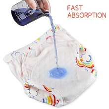 2pcs/Set Baby Potty Training Pants Reusable Cloth Diapers Breathable Summer Underwear Baby Shower Family Decorations Gifts - Multicolor - View 7