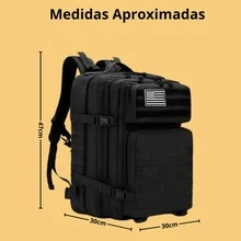Large Tactical Backpack For Men And Women Resistant Multiple Compartments Unisex Anti-Theft - 軍綠色 - 查看 8