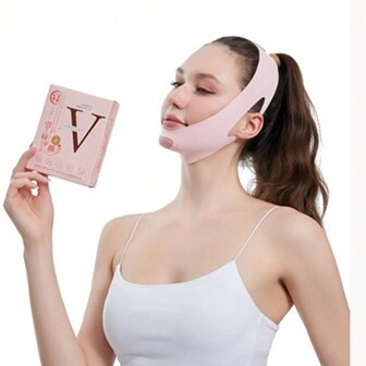 Facial Bandages, Facial Lifting Masks, Lifting Masks Can Be Used For Sleeping, Exercising, And Yoga. They Are Lightweight, Breathable, And Have No Creases When Worn. They Can Be