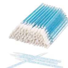 250 Pcs/50 Pcs Crystal Glossy Lip Gloss Applicator Disposable Lip Brushes, Makeup Tool Kit (Multicolor) - Multicolor - View 10