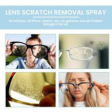 100ml Líquido limpiador de gafas, limpiador de lentes en spray para una visión clara, fácil de usar - Azul - Ver 5