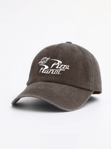 1入組「PizzaPlanet」印花棒球帽，多用途時尚爸爸帽，適用於戶外調節防曬運動帽，適用於女士男士的父親節 - PizzaPlanet - 查看 15