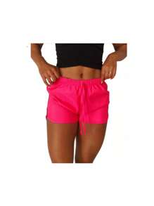 SHORT TACTEL WOMEN'S BEACH - Hot Pink - View 4