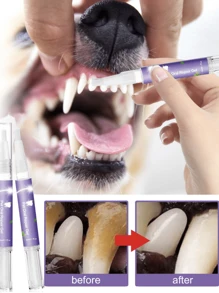 Yegbong 猫/狗爱好者礼物和狗/猫妈妈爱宠物口腔护理凝胶，为狗爱好者和狗妈妈爱以及猫爱好者和猫妈妈爱深度清洁牙齿污渍和口腔护理 - 白色 - 查看 5