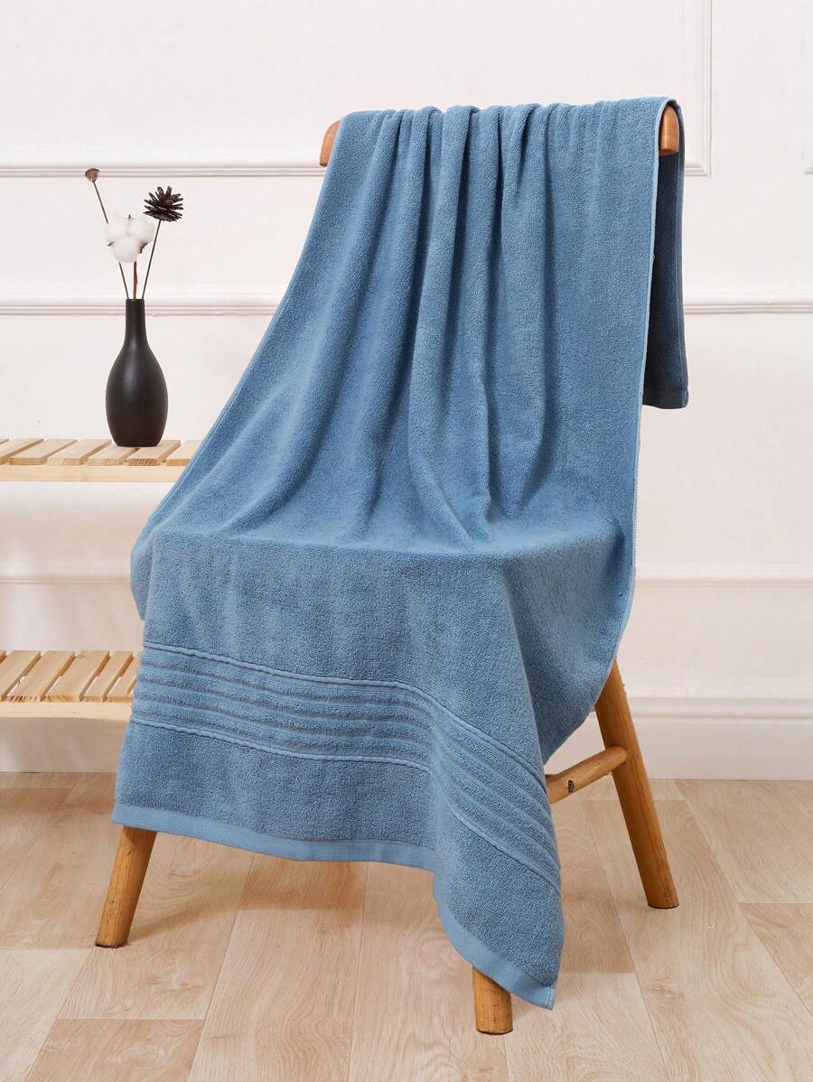 1 件纯色现代浴巾 - 超柔软吸水，适合浴室、健身房、酒店、海滩度假村，是日常使用和旅行的必备品，是送给每个人的完美礼物浴室装饰秋季装饰回到学校美容院家庭浴室 - 彩色 - 查看 1