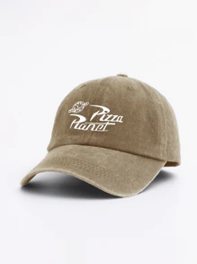 1入組「PizzaPlanet」印花棒球帽，多用途時尚爸爸帽，適用於戶外調節防曬運動帽，適用於女士男士的父親節 - PizzaPlanet - 查看 18