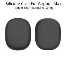 Apple Slime Silicone Protective Case Compatible With Airpods Max - Soft Silicone Cover, Waterproof, Dustproof, Fingerprint-Proof, Scratch-Resistant 360° Full Protection, Silicone Ear Cup Cover, Silicone Headband Cover, Silicone Headband Pad, Silicone Carrying Case, Flexible Silicone Material For Comfort, Durability And Easy Cleaning, Multiple Colors Available, Great Gift