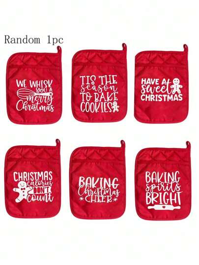 1 Stück, Weihnachtshandschuhe, wärmeisolierende Ofenhandschuhe, fröhliche Weihnachtsdekoration, für Weihnachtsdekorationen zuhause, Weihnachts- und Neujahrgeschenke, Küchenutensilien, Backwerkzeuge, Weihnachtsdekoration Weihnachten Weihnachtsdekoration Weihnachtsdekorationen Weihnachtsgeschenke Weihnachten Weihnachtsdekorationen Weihnachtspyjamas Weihnachtsgeschenke Weihnachtsdekoration