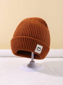 3件装儿童针织帽保暖宝宝针织帽男童女童可爱时尚针织帽日常聚会婴儿针织帽秋冬 - 彩色 - 查看 6