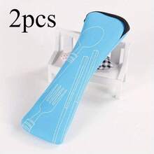 1/2 Chiếc Hộp Bảo Quản Bằng Vải Bền-Chống Rò Rỉ, Chống Rỉ Sét, Túi Đựng Dụng Cụ Di Động Có Dây Kéo-Hoàn hảo Cho Cắm Trại, Dã Ngoại, Trường Học, Văn Phòng, Dụng Cụ Tổ Chức Tại Nhà Và Bảo Quản, Giữ Nĩa, Muỗng Và Dao Sạch Sẽ Và Có Tổ Chức - Nhiều màu - Xem 10