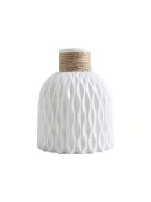 1 Pezzo Vaso da fiori con texture ondulata, decorazione per la casa, decorazione per feste e matrimoni