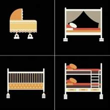 Furniture Riser Bed Riser Furniture Riser Table Riser Elephant Foot Bed Riser Height Approx. 30cm 2 Set 8pcs For Round Feet Transparent