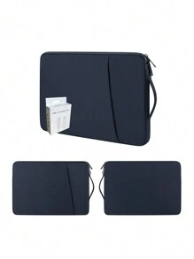 Laptop Sleeve Bag Compatible With 13/14/15/16 Inch Air/ Pro/IPad/Surface/ Apple Laptop/Dell/HP Computer Bag Accessories Polyester Case With Pocket[Gift Rhinestone Data Cable] - Multicolor - View 14