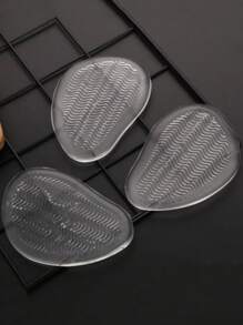 QKC 1 Pair Forefoot Insert Cushion Pads For Women Shoes Anti Slip Silicone Foot Pain Relief Pads For High Heels Sandals Gel Shoe Insoles, Back To School Supplies, Boots Accessories For Shoes For Women, For Outdoor, Sport, Travel, Household, Office, School