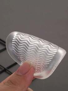 QKC 1 Pair Forefoot Insert Cushion Pads For Women Shoes Anti Slip Silicone Foot Pain Relief Pads For High Heels Sandals Gel Shoe Insoles, Back To School Supplies, Boots Accessories For Shoes For Women, For Outdoor, Sport, Travel, Household, Office, School