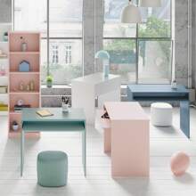 Duehome Table d'ordinateur iJoy - Rose bonbon - Voir 10