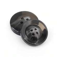 20pcs Round Resin Buttons Black Sewing Buttons        4 Hole Round Buttons Buttons Decorative Arts & Crafts Supplies          Buttons Resin Sewing & Knitting Supplies.(Size:1.5cm/0.59in, 2.1cm/0.82in, 2.5cm/0.98in)