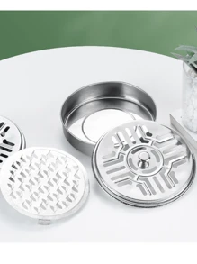 1/2 PCS Mosquito Coil Holder Triangle Iron Mosquito Coil Tray Plastic Socket Gray Creative Home Hanging Aromatherapy Stove Mosquito Coil Box - Square - View 2