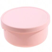 Silicone Bento Box - Round Manual Fresh-Keeping Lunch Container With Lid - Reusable  Bento Box For Microwave And Refrigerator - Hand Washable Easy Storage Meal Prep Box - Multicolor - View 11
