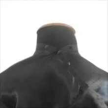 Barber Cutting Cape Button Closure Satin Hairdresser Barbershop - trắng - Xem 2