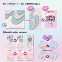 UYAAI 彩色隐形眼镜 1 年一次性隐形眼镜 适用于化妆和伪装技术