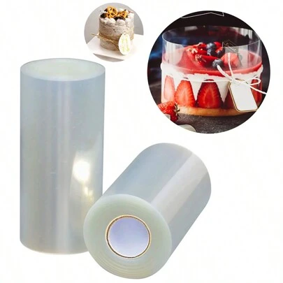1/2卷蛋糕围膜透明蛋糕围圈烘焙配件厨房配件蛋糕工具慕斯巧克力糕点，烘焙用品，厨房用品