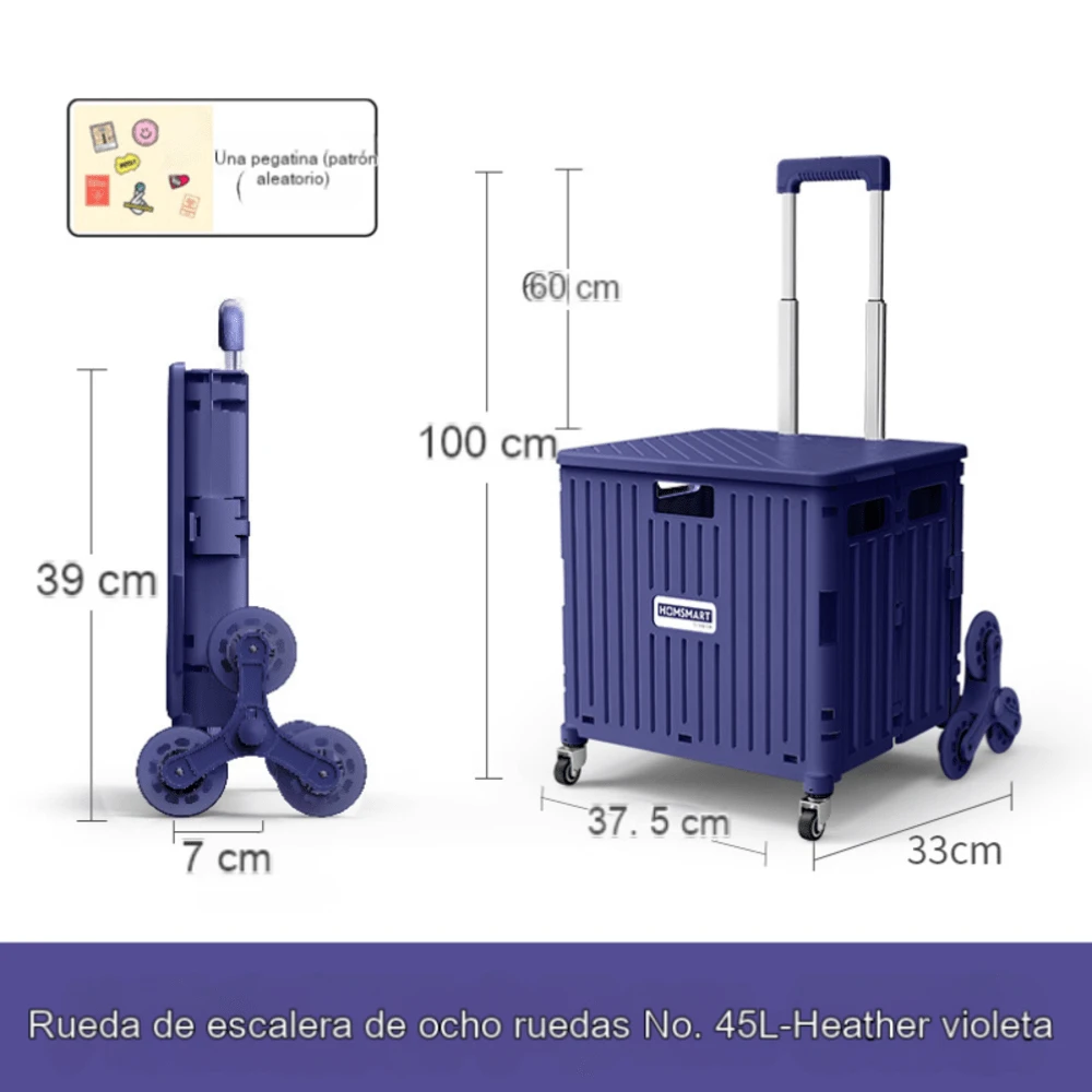 Carts & Wagons, Shopping Trolleys - Purple - View 1